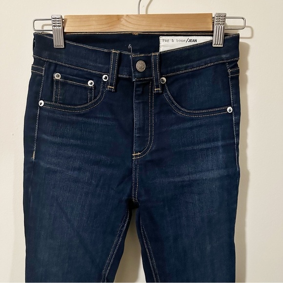 Rag and Bone Womens High Rise Skinny Long Blue Jeans Sz. 24 - Picture 8 of 12